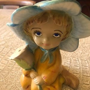 Vintage Flower Fairy Statue